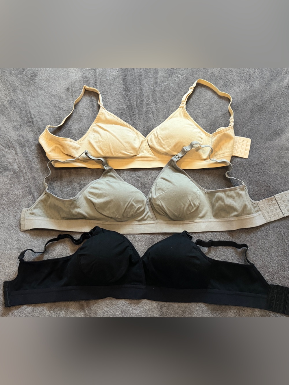 New nursing bras, bundle of 3, size M